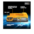 DEWALT DCF840E1 20V 1/4 in IMPACT DRIVER WITH POWERSTACK BATTERY