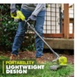 RYOBI P20018BTLVNM ONE+ 18V 13 in. Cordless Battery String Trimmer/Edger (Tool Only)