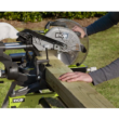 RYOBI TSS121-A181202 15 Amp 12 in. Corded Sliding Compound Miter Saw with 12 in. 60 Carbide Teeth Thin Kerf Miter Saw Blade