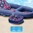 Aqua Campania Ultimate 2-in-1 Pool Float Lounge – Extra Large – Inflatable Pool Floats for Adults with Adjustable Backrest & Cupholder Caddy – Navy Hibiscus Aqua Campania Ultimate 2-in-1 Pool Float Lounge – Extra Large – Inflatable Pool Floats for Adults with Adjustable Backrest & Cupholder Caddy – Navy Hibiscus