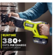 RYOBI Reciprocating Saw PBLRS01K1 ONE+ HP 18V Brushless Cordless with 4.0 Ah HIGH PERFORMANCE Battery and Charger