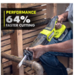 RYOBI PBLRS01B-A233501 ONE+ HP 18V Brushless Cordless Reciprocating Saw (Tool Only)