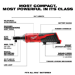 Milwaukee 2551-22-2457-20 M12 FUEL SURGE 12V Lithium-Ion Brushless Cordless 1/4 in. Hex Impact Driver Compact Kit w/ M12 3/8 in. Ratchet