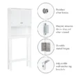 RiverRidge Ashland 27.44-in W x 64.88-in H x 7.81-in D White Over-the-Toilet Storage