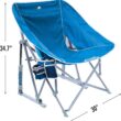 GCI Outdoor Pod Rocker Collapsible Rocking Chair, Saybrook Blue
