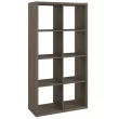 ClosetMaid 57.95-in H x 29.87-in W x 13.5-in D Graphite Gray Wood Laminate 8 Cube Organizer
