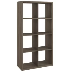 ClosetMaid 57.95-in H x 29.87-in W x 13.5-in D Graphite Gray Wood Laminate 8 Cube Organizer