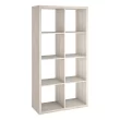 ClosetMaid 57.95-in H x 29.87-in W x 13.5-in D Bleached Walnut Wood Laminate 8 Cube Organizer