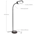 Brightech 55-in Havana Brown Floor Lamp