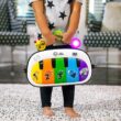 Baby Einstein 4-in-1 Kickin' Tunes Music and Language Play Gym and Piano Tummy Time Activity Mat