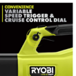 RYOBI P21014BTLVNM ONE+ HP 18V Brushless Whisper Series 130 MPH 450 CFM Cordless Battery Leaf Blower (Tool Only)