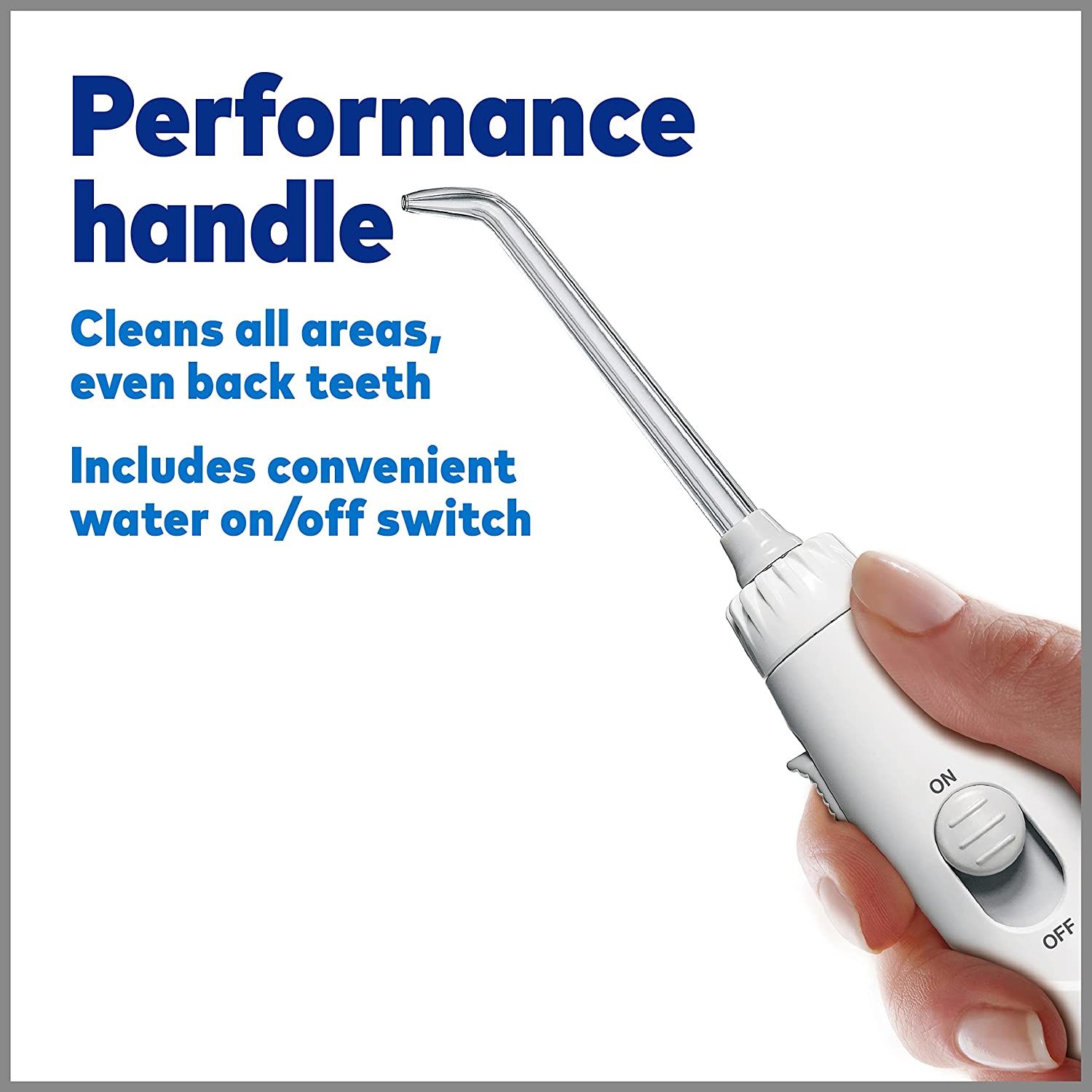 Waterpik Aquarius Water Flosser Professional For Teeth, Gums, Braces, Dental Care, Electric Power With 10 Settings, 7 Tips For Multiple Users And Needs, ADA Accepted, White WP-660 Waterpik Aquarius Water Flosser Professional For Teeth, Gums, Braces, Dental Care, Electric Power With 10 Settings, 7 Tips For Multiple Users And Needs, ADA Accepted, White WP-660 - Image 7