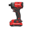 CRAFTSMAN CMCF810C1 V20 20-volt Max Variable Speed Brushless Cordless Impact Driver (1-Battery Included)