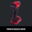 CRAFTSMAN CMCF810C2 V20 20-volt Max Variable Speed Brushless Cordless Impact Driver (2-Batteries Included)