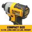 DEWALT DCK277C2 2-Tool 20-Volt Max Brushless Power Tool Combo Kit with Soft Case (2-Batteries and charger Included)