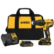 DEWALT Drill DCD777C2 20-volt Max 1/2-in Brushless Cordless (2-Batteries Included and Charger Included)