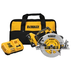DEWALT Circular Saw DCS574W1 XR POWER DETECT 20-Volt Max 7-1/4-in Brushless Cordless (1-Battery and Charger Included)