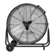 Utilitech 24-in 2-Speed Indoor Black Industrial Fan