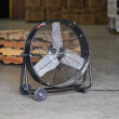 Utilitech 24-in 2-Speed Indoor Black Industrial Fan