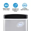 NewAir 50-lb Ice Per day Bullet Ice Maker ( Stainless Steel and Black ) - AI-215SS