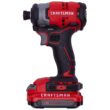 CRAFTSMAN CMCF810C2 V20 20-volt Max Variable Speed Brushless Cordless Impact Driver (2-Batteries Included)