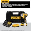 DEWALT DCF887D2 XR 20-volt Max Variable Speed Brushless Cordless Impact Driver (2-Batteries Included)