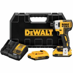 DEWALT XR 20-volt Max Brushless Cordless Impact Driver (Battery and Charger Included with Hard Case)