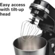 Hamilton Beach 4-Quart 7-Speed Black Residential Stand Mixer