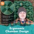 Sleepingo Sleeping Pad for Camping - Lightweight, Inflatable & Compact Camping Air Mattress