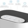 Pure Enrichment PureZone 3-in-1 True HEPA Air Purifier 3-Speed (Covers: 200-sq ft) White HEPA Air Purifier