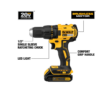 DEWALT Drill DCD777C2 20-volt Max 1/2-in Brushless Cordless (2-Batteries Included and Charger Included)