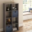 ClosetMaid 57.95-in H x 29.87-in W x 13.5-in D Graphite Gray Wood Laminate 8 Cube Organizer