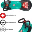 Ambulance Wiggle Car Ride On Toy – No Batteries, Gears or Pedals – Twist, Swivel, Go – Outdoor Ride Ons for Kids 3 Years and Up by Lil’ Rider (Green)