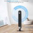 Dreo Tower Fan 42 Inch, Cruiser Pro T1 Quiet Oscillating Bladeless Fan with Remote