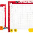 Franklin Sports - NHL Kids Folding Hockey Goals Set - (2) Street Hockey & Knee Hockey Goals - (2) Adjustable Youth Hockey Sticks, (2) Knee Hockey Sticks, (2) Mini Hockey Balls + (1) Street Hockey Ball