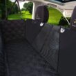 Meadowlark Premium Hammock Pet Car Seat Cover with Mesh Window, Black