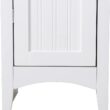 American Furniture Classics OS Home and Office One Door Storage Kitchen Pantry, White