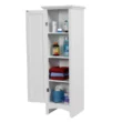 American Furniture Classics OS Home and Office One Door Storage Kitchen Pantry, White