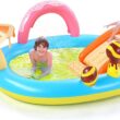 Hesung Inflatable Play Center, 98'' x 67'' x 32'' Kids Pool with Slide for Garden, Backyard Water Park