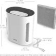 Pure Enrichment PureZone 3-in-1 True HEPA Air Purifier 3-Speed (Covers: 200-sq ft) White HEPA Air Purifier