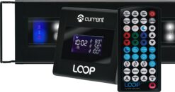 Current USA Orbit Marine IC LED Reef Aquarium Light | 24 Hour IR Lighting & Wave Pump Control | Adjustable Color Spectrum, 24" - 36"