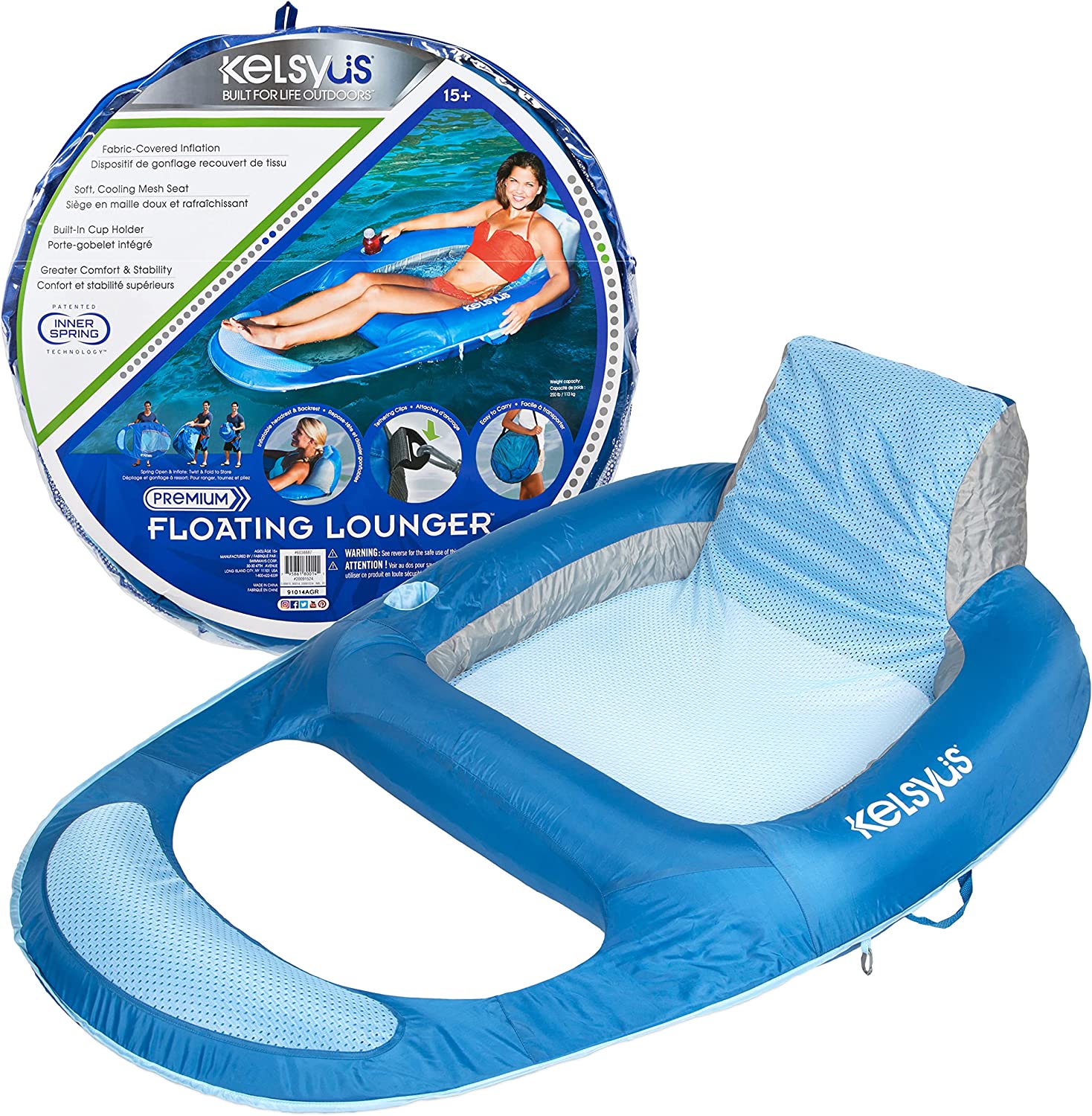 Kelsyus Floating Lounger Pool Float Kelsyus Floating Lounger Pool Float