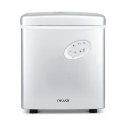 NewAir  28-lb Drop-Down Door Portable/Countertop Bullet Ice Maker (Silver)