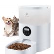 Petlibro Automatic Dog & Cat Feeder, Timed Cat Feeder with Desiccant Bag for Pet Dry Food, Programmable Portion Control 1-4 Meals per Day & 10s Voice Recorder for Cats and Dogs 17-cup (White)