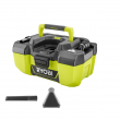 RYOBI P3240-A323G01N ONE+ 18V 3 Gal. Project Wet/Dry Vacuum with Accessory Storage (Tool Only) with 1-1/4 in. Crevice Tool and Utility Nozzle