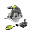 RYOBI P507K1 ONE+ 18V Cordless 6-1/2 in. Circular Saw Kit with 4.0 Ah Battery and 18V Charger