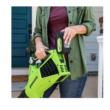 Greenworks BL24L410 24-volt 450-CFM 110-MPH Brushless Handheld Cordless Electric Leaf Blower 4 Ah (Battery & Charger Included)