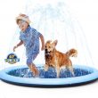VISTOP Non-Slip Splash Pad for Kids and Dog, Thicken Sprinkler Pool Summer Outdoor Water Toys - Fun Backyard Fountain Play Mat for Baby Girls Boys Children or Pet Dog (67