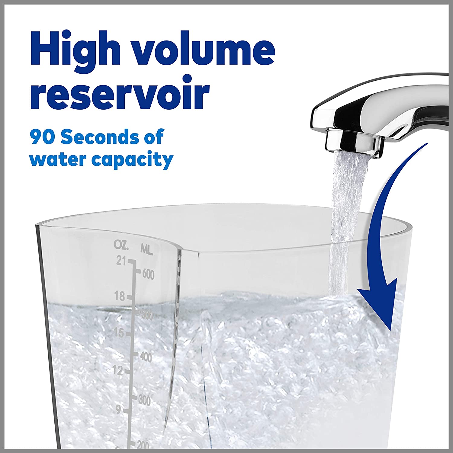 Waterpik Aquarius Water Flosser Professional For Teeth, Gums, Braces, Dental Care, Electric Power With 10 Settings, 7 Tips For Multiple Users And Needs, ADA Accepted, White WP-660 Waterpik Aquarius Water Flosser Professional For Teeth, Gums, Braces, Dental Care, Electric Power With 10 Settings, 7 Tips For Multiple Users And Needs, ADA Accepted, White WP-660 - Image 9
