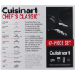 Cuisinart Chef's Classic Non-Stick Hard Anodized, 17-Piece, Cookware Set 66-17N